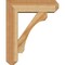 Ekena Millwork Legacy Craftsman Rough Sawn Bracket w/ Offset Brace, Western Red Cedar, 6"W x 18"D x 22"H BKT0604X18X22LEC04RWR - alternate 2